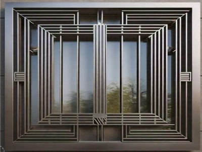 Laser-Cut Grill & Partitions, reference design 013